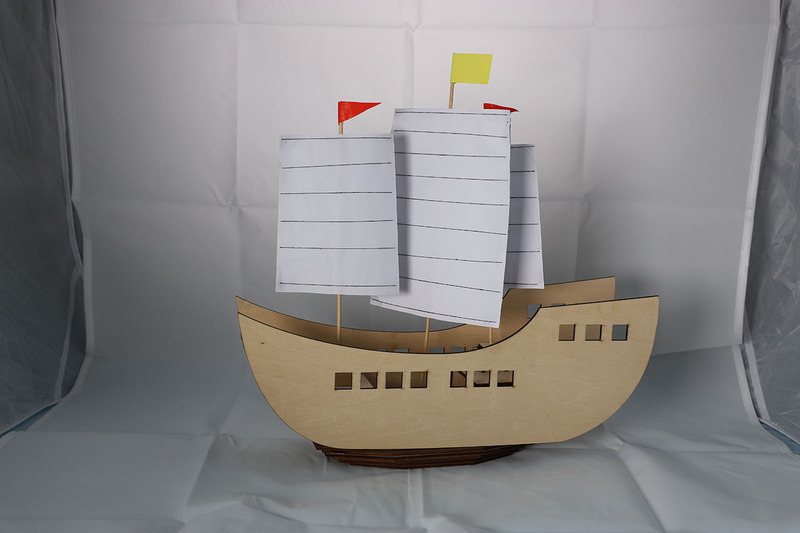 1062和平島各時期船舶模型